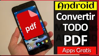 3 Pasos Crear y Convertir Cualquier Archivo a PDF en Android [upl. by Kryska]