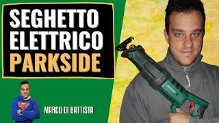 Seghetto elettrico a gattuccio Parkside PFS 710 D3 RECENSIONE [upl. by Pattie]