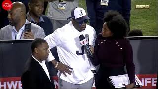 Deion Sanders amp Jackson State University Win 2022 SWAC Championship Title Presentation amp Comments [upl. by Baxie240]