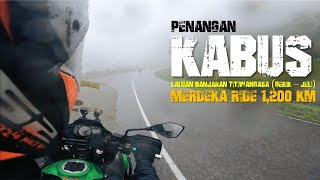 PENANGAN KABUS LALUAN BANJARAN TITIWANGSA  MERDEKA RIDE 1200 KM  EP 1 [upl. by Analak]