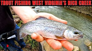 Trout Fishing West Virginias Rich Creek [upl. by Leva940]