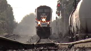 New Amtrak engine over camera 2012 train railway railfans [upl. by Hartzel]