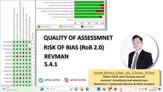 Episode 40 MetaAnalysis Quality of Assesment Risk of Bias Rob 20 REVMAN 541 part3 [upl. by Mis]