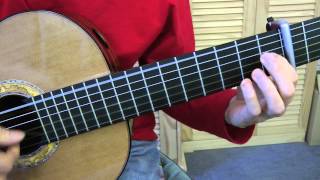 Cours de guitare  The Godfather  Le Parrain 23 partie B [upl. by Grannias543]