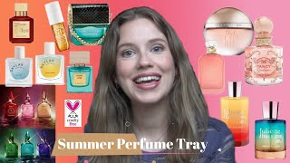 Summer Perfume Tray 2024  Crueltyfree Edition [upl. by Boyt]