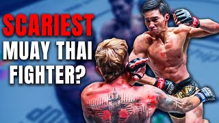 Tawanchais TERRIFYING Muay Thai Style 😱🔥 [upl. by Jamnes]