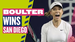 Highlights  Boulter v Kostyuk  San Diego Open Final 2024  LTA  Tennis [upl. by Azmah551]