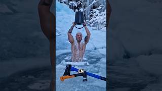 ¡El hombre de hielo más fuerte del mundo hechos shorts [upl. by Bledsoe]