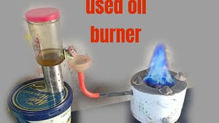 Dont throw away the discarded things Lets make a used oil burner [upl. by Isabella]