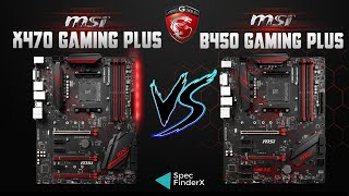 Msi X470 Gaming Plus vs B450 Gaming Plus [upl. by Martinelli867]