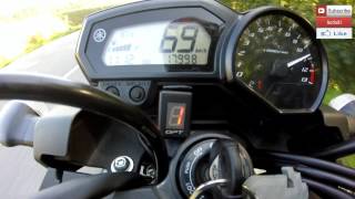 Yamaha XJ6 acceleration 0100 kmh chip faster then a TT rs [upl. by Luthanen]