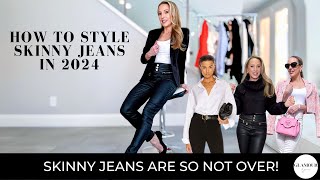 30 Skinny Jeans Outfit Ideas  How to Style Skinny Jeans in 2024 [upl. by Notlad]