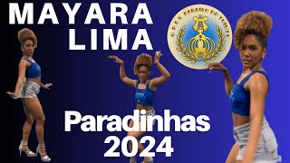 MAYARA LIMA RAINHA DE PARAÍSO DO TUIUTI PARADINHAS 2024  💙💛 [upl. by Meelas]