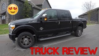 2014 Ford F350 Platinum 67L Powerstroke Truck review [upl. by Aital]