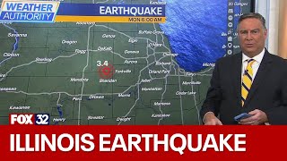 34 magnitude earthquake reported in Illinois USGS [upl. by Lamphere]