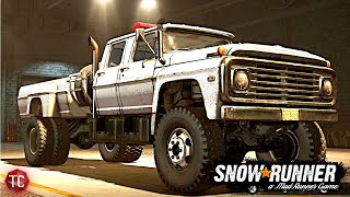 SnowRunner NEW TRUCK Ford F750 FULL CUSTOMIZATION [upl. by Lurline]