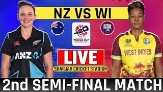 Live NewZealand Womens vs Westindies Womens T20 World Cup 2nd SemiFinal  Today Live Cricket Match [upl. by Atsyrc]