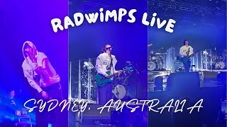 RADWIMPS Live Sydney Australia 2023 Concert Radwimps Live Hyperventilation ハイパーベンチレイション [upl. by Fredrika255]