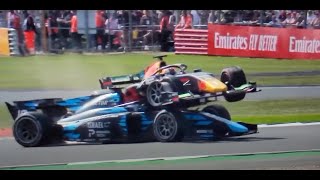 F2 Crash Silverstone 2022  Halo Saved Another Life [upl. by Garmaise854]