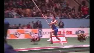 World Record Pole Vault by Sergey Bubka  Donetsk 21 feb 1993 [upl. by Adnolrehs]