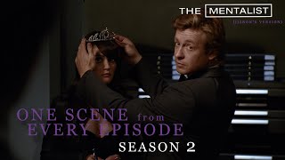 one scene from every episode jisbons version the mentalist season 2 [upl. by Aneeuqal]