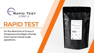 Rapid Test Strep A  For the detection of Group A Streptococcal Antigen [upl. by Navek]