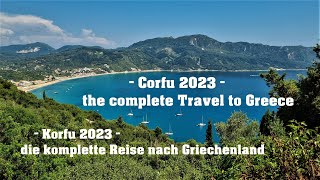 Corfu 2023 🇬🇷 complete Vacation  kompletter Korfu Urlaub von 2023  Greece  Reise  Greek [upl. by Aihseym]