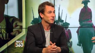 Actor Tobias Menzies on his role in the new STARZ series quotOutlanderquot [upl. by Einattirb]