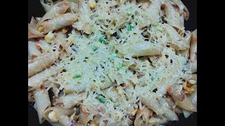 Cheese baked White Sauce Pasta Recipe  Macaroni recipe Penne Arrabiata [upl. by Stephenie]