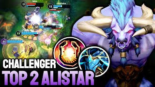 WILD RIFT ALISTAR  TOP 2 ALISTAR GAMEPLAY  CHALLENGER RANKED [upl. by Deery143]