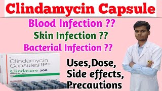 Clindasure 300 capsule । Clindamycin capsule 300mg। Dalacin c 300 capsule । Skin infection ke liye [upl. by Azral928]