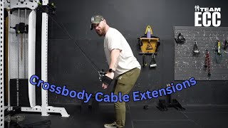 Maximize Your Tricep Gains Crossbody Cable Extensions Tutorial [upl. by Ierbua]