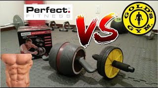 Perfect Fitness Ab Carver Pro VS Golds Gym Ab Wheel Review [upl. by Isolda494]