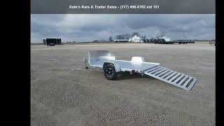 2022 Aluma MC210 2 Motorcycle Trailer w Slide In Ramp [upl. by Einnor276]