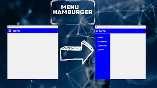 Créer un Menu Hamburger avec Python Tkinter [upl. by Lyrad]