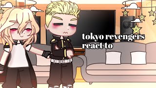 tokyo revengers react to 😘 [upl. by Leinnad]