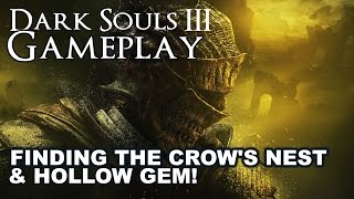 Dark Souls 3  How to find the Crows Nest and Hollow Gem [upl. by Lemire]