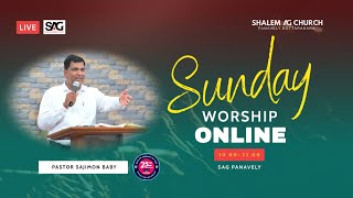 LIVE  SUNDAY ONLINE WORSHIP  SAG panavely  Pr Sajimon Baby [upl. by Erdnaet330]