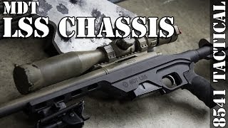 MDT LSS Chassis installation on Remington 700 Short Action 308 [upl. by Ahsieyn]