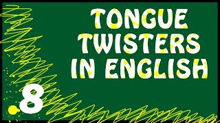 8 TONGUE TWISTERS quot R quot and quot L quot sounds [upl. by Janice]