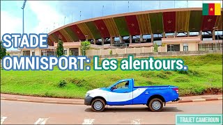 Yaoundé  Cameroun Stade Omnisport Ahmadou Ahidjo  les alentours  Trajet Cameroun [upl. by Haggai]