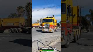 Kalari Kenworth K200 quad road train turning [upl. by Josias90]