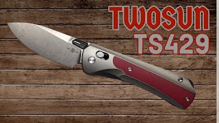 Twosun TS429 They Nailed The Crossbar Lock knives edc twosunknives [upl. by Friede451]