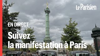 🔴 EN DIRECT  Suivez la manifestation à Paris « contre le coup de force de Macron » [upl. by Aisanahta218]