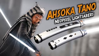 Ahsoka Tano’s Neopixel Lightsabers Are Awesome Artsabers [upl. by Kcyred]