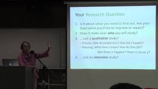 Designing Research Questions amp Interview Questions for Interview Research by Kathryn AndersonLevitt [upl. by Hawker]