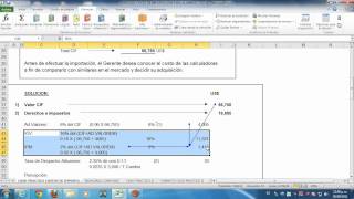 CÁLCULO DE COSTO DE IMPORTACIÓNwmv [upl. by Deana539]