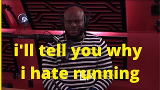 Derrick Lewis Tells Joe Rogan Why He Hate Running [upl. by Barger638]