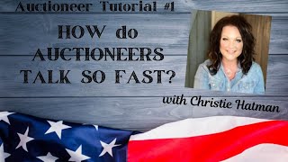 HOW DO AUCTIONEERS TALK SO FAST Tips for the FASTEST Chant SESSION 1 [upl. by Ellenrad]