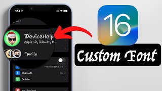 Get Custom System Font on iPhone [upl. by Elleron130]